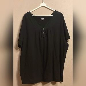 Cute dressy black Liz and Me blouse (3X)